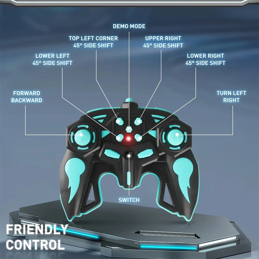 Remote Control Car,Double Sided 360° Rotating 4WD RC Cars, 2.4GHz Electric Race Stunt Toy Car Rechargeable Toy Cars Boys Girls