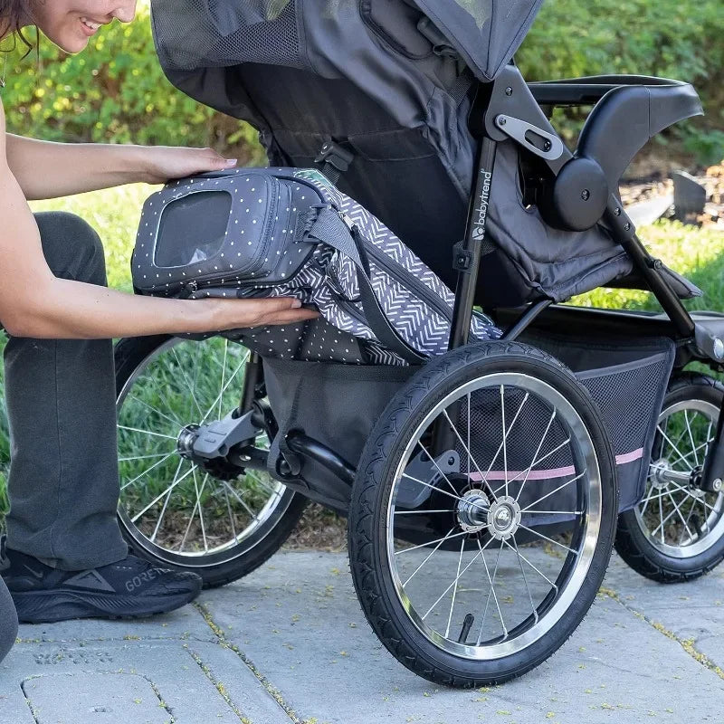 Expedition® Jogger Travel System with EZ-Lift™ Infant Car Seat, Dash Pink