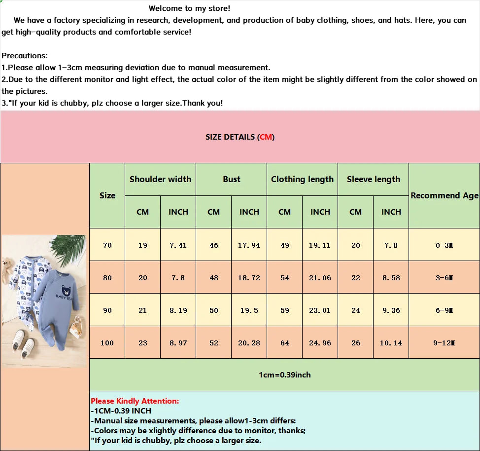 2-Picec Baby Four Seasons Tie Feet Bodysuit for Boys Little Bear Creative Baby Cute Bodysuit Made of Pure Cotton, Soft Comforta
