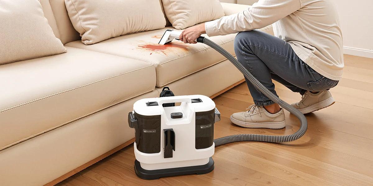 Lubluelu 2025 New 13500Pa Multi-Purpose Portable Carpet Cleaner Machine Toughest Stain Removal for Pet Hair Car Seat and Couch