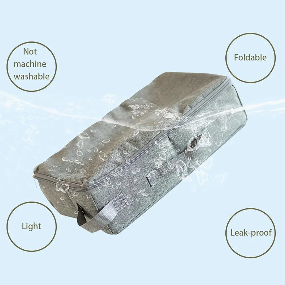 Lightweight Travel Litter Box Cats Foldable Design Easy Storage Leak Proof Portable Kitty Toilet Home Outdoor Use