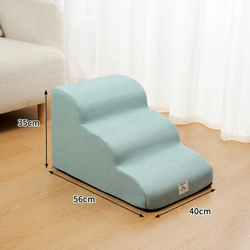Pet High Density Foam Dog Secure Stairs Ramps Non-Slip Pet Steps for Older Dogs Pet with Joint Pain Sofa Bed Ladder Pet Supplies