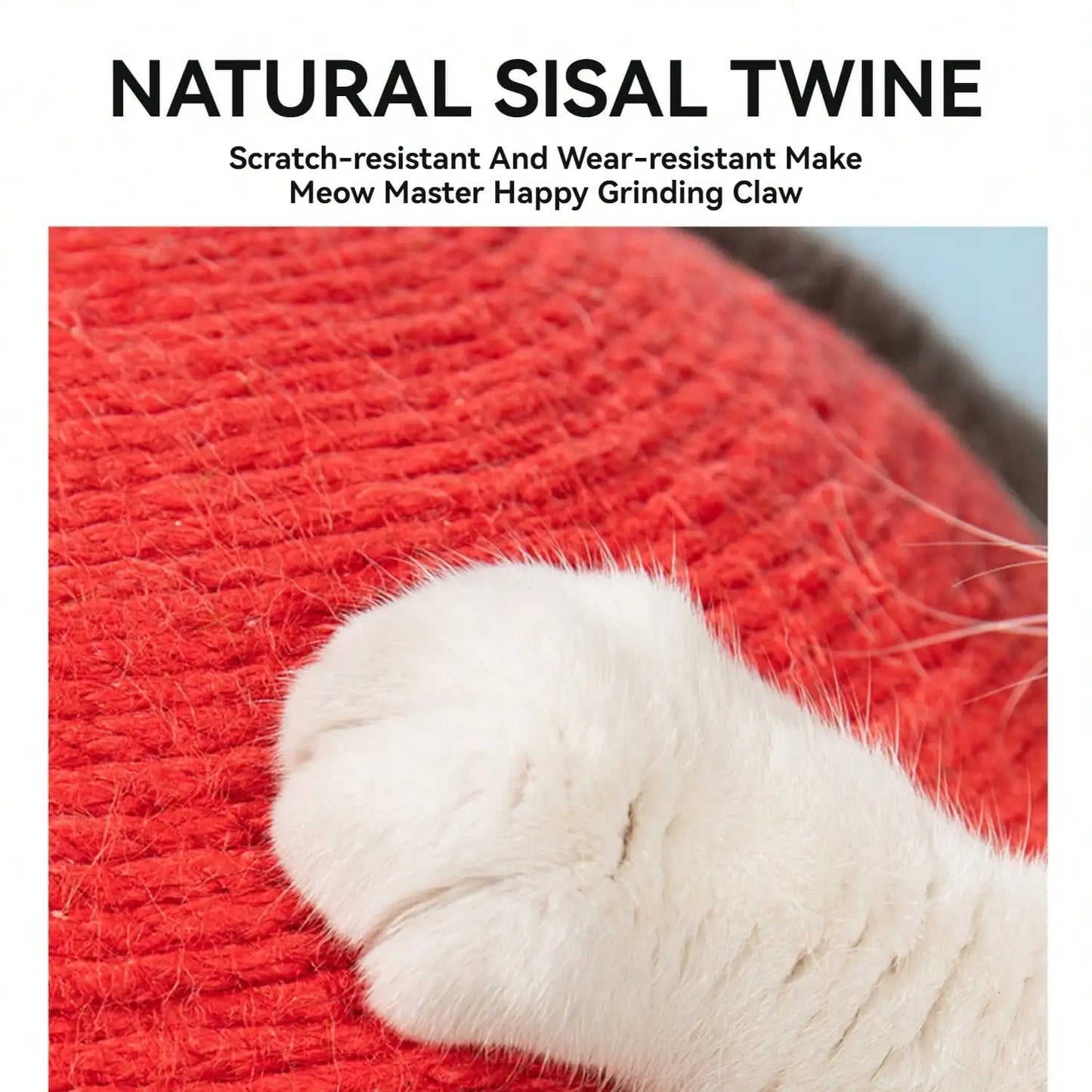 Mushroom Cat Scratcher Post, Mushroom Cat Tree & Cat Toys, Scratching Posts for Indoor Cats with Natural Sisal Rope Cat Tower