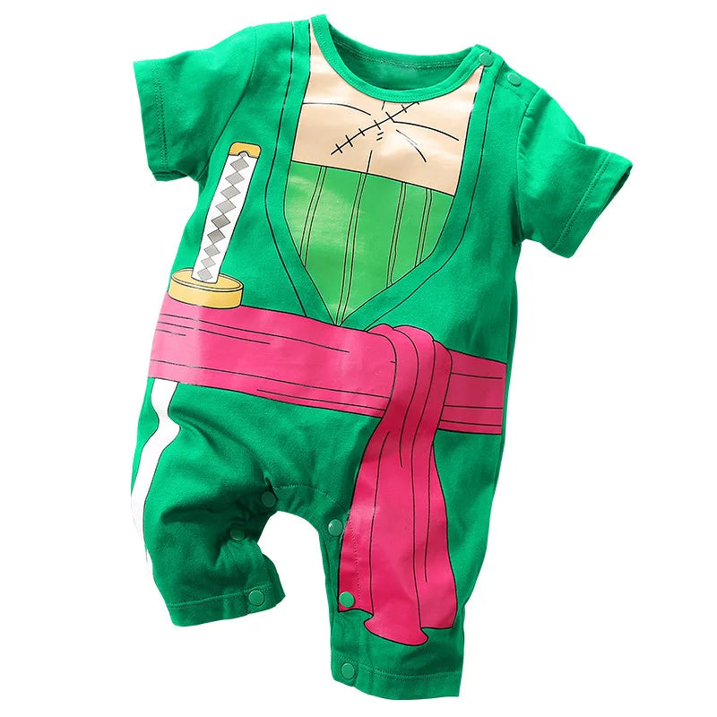 cosplay baby Infant Romper Boy Girl Anime Clothes Halloween Costume Kids Cotton Jumpsuit Toddler Overalls