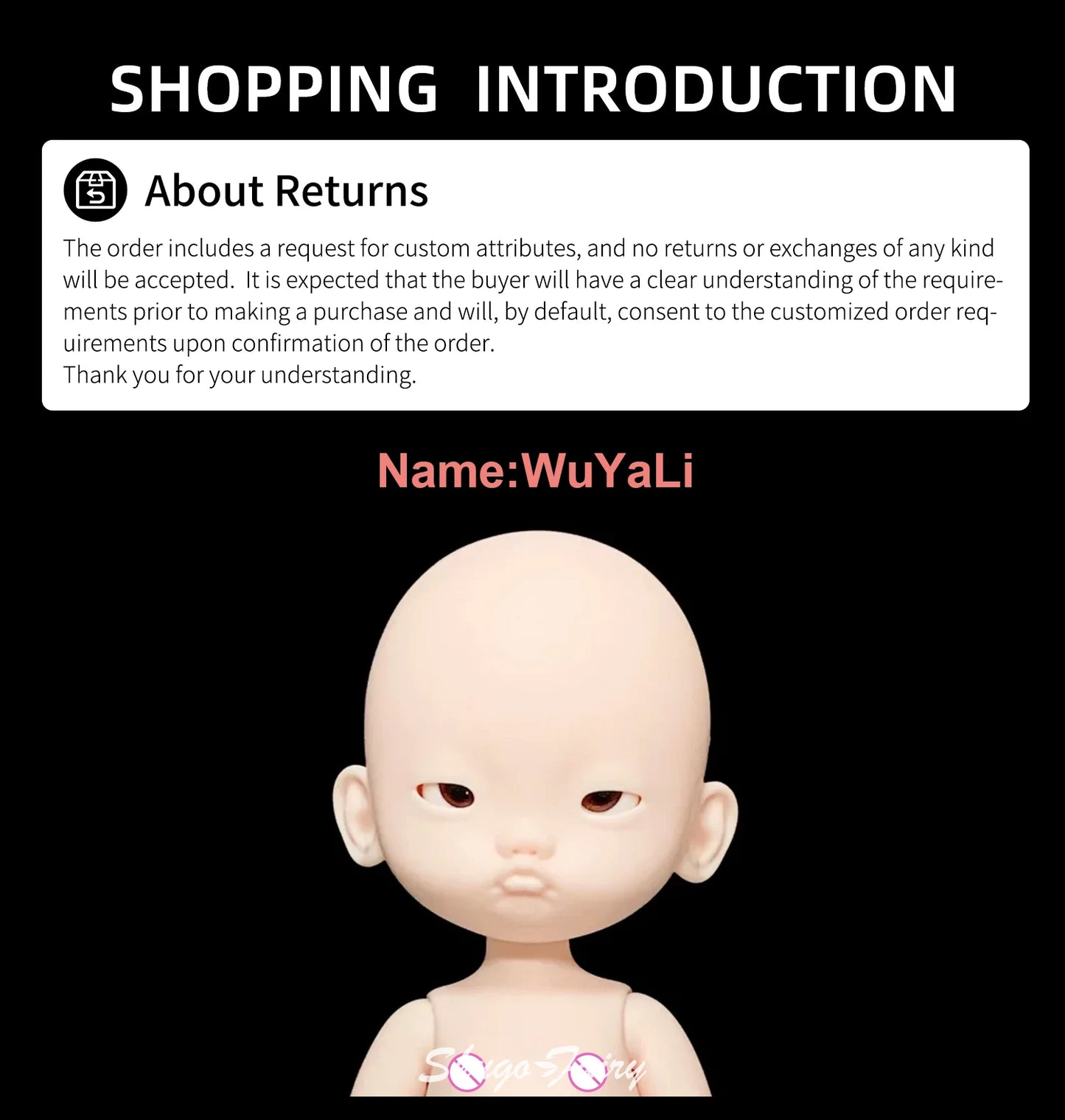 WuYaLi 1/6 Bjd Dolls Expressive Big Head Pout Angry Face Cuty Ball Jointed Doll Bjd NewYear Gift