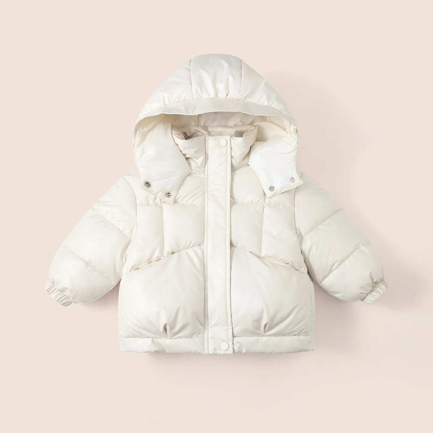 Winter Kids Girls Outerwear Fleece Thick Warm Teens Girls Parkas Hooded Toddler Baby Girls Jacket Outfit Little Boy Coat