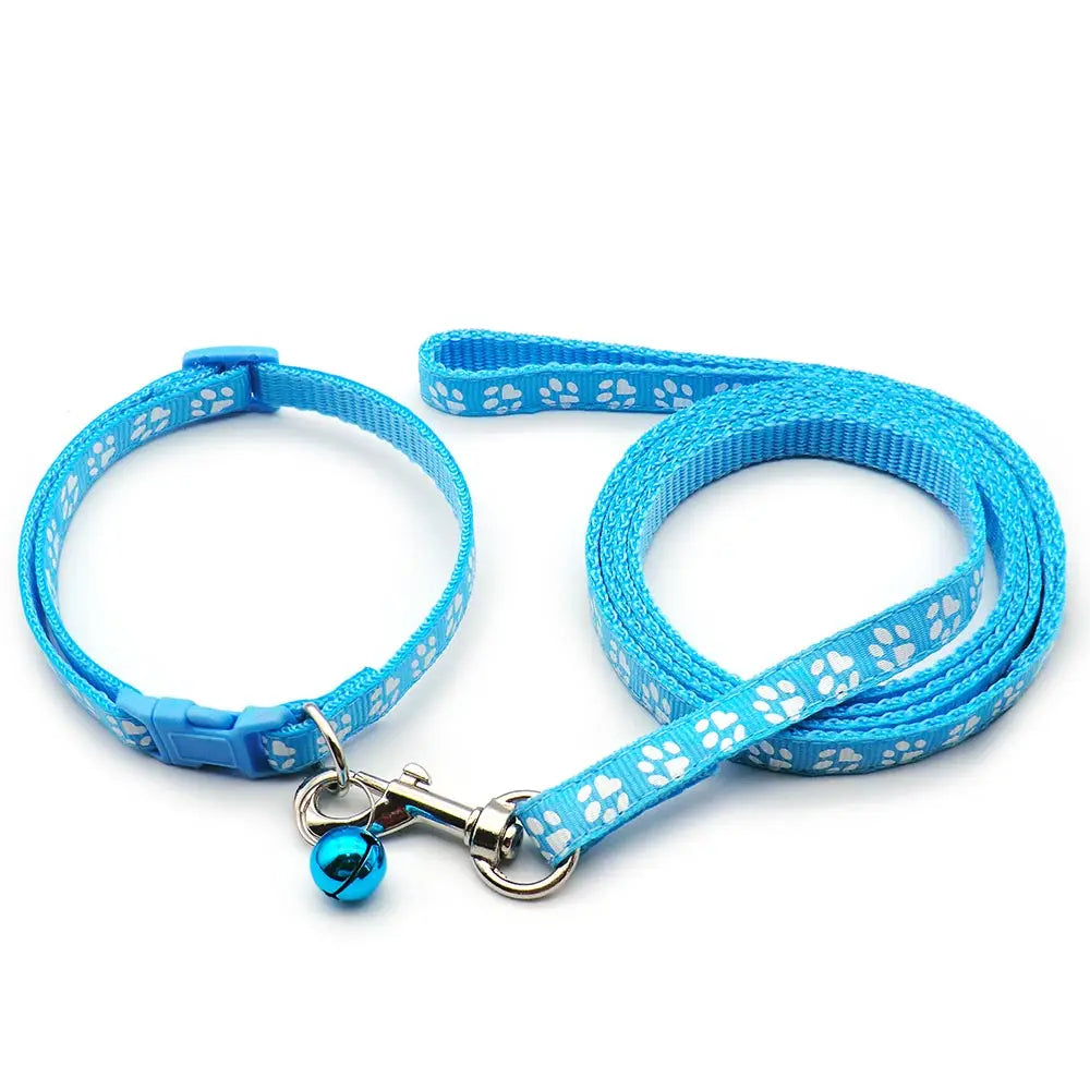 24Sets Dog Cat Leash Adjustable Leashes Collar Puppy Outdoor Walking Personalized Terier Schnauzer Outdoor Traction Rope General