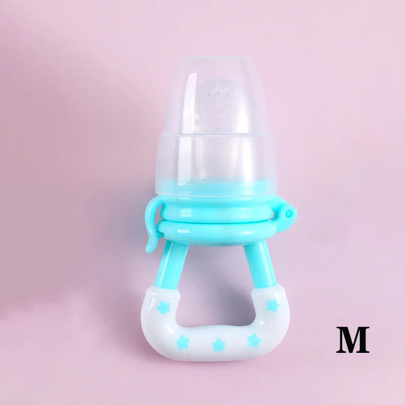 Baby Teether for Teeth Bebe Pacifier Fresh Food Feeder Babies accessories newborn Silicone Rice Cereal Fruit Bottle Squeeze