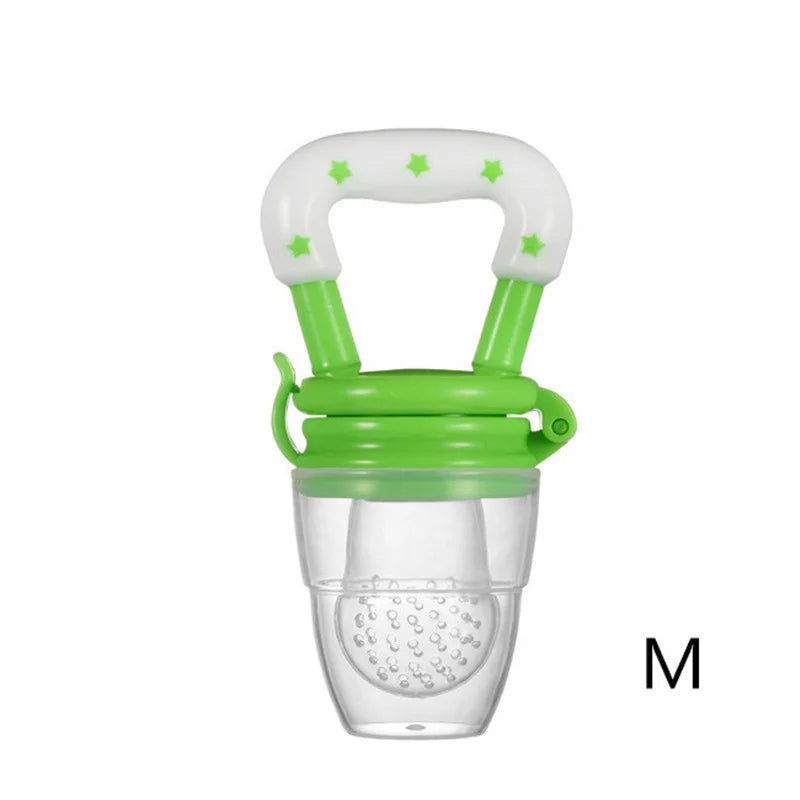 Baby Teether for Teeth Bebe Pacifier Fresh Food Feeder Babies accessories newborn Silicone Rice Cereal Fruit Bottle Squeeze