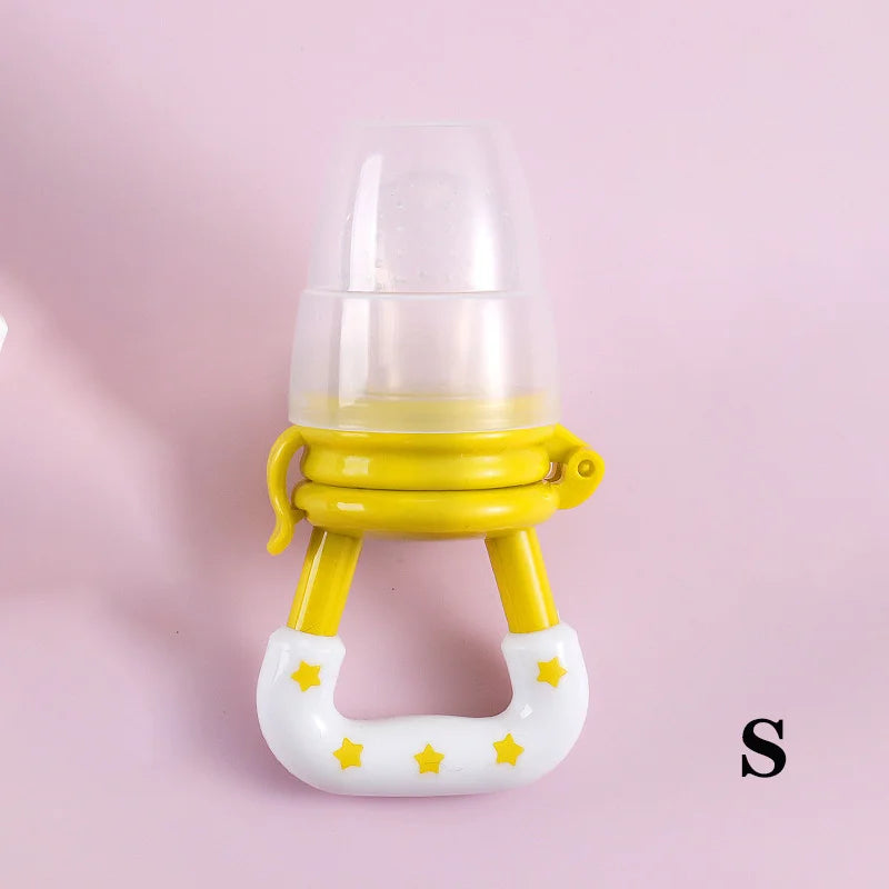 Baby Teether for Teeth Bebe Pacifier Fresh Food Feeder Babies accessories newborn Silicone Rice Cereal Fruit Bottle Squeeze