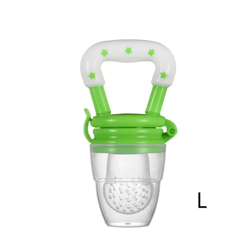 Baby Teether for Teeth Bebe Pacifier Fresh Food Feeder Babies accessories newborn Silicone Rice Cereal Fruit Bottle Squeeze