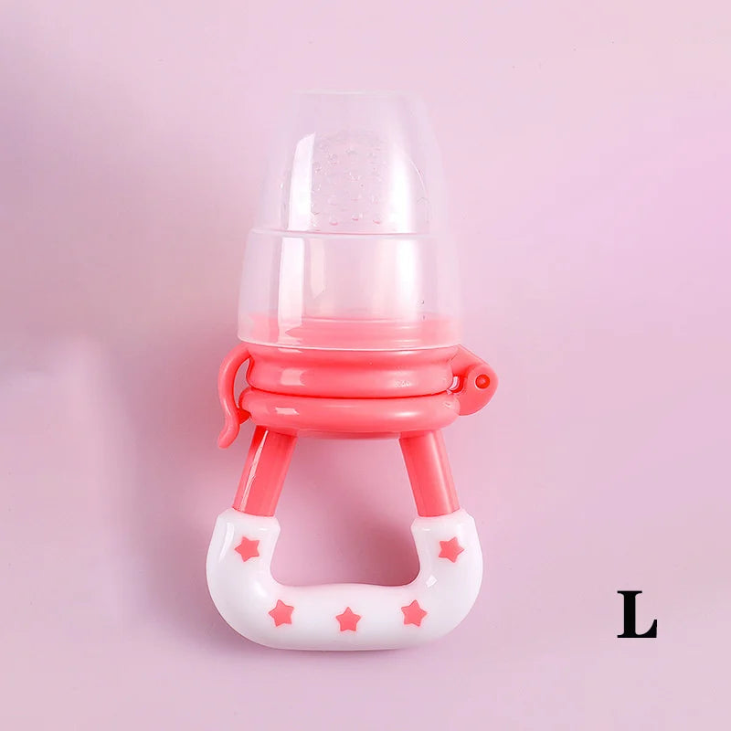 Baby Teether for Teeth Bebe Pacifier Fresh Food Feeder Babies accessories newborn Silicone Rice Cereal Fruit Bottle Squeeze