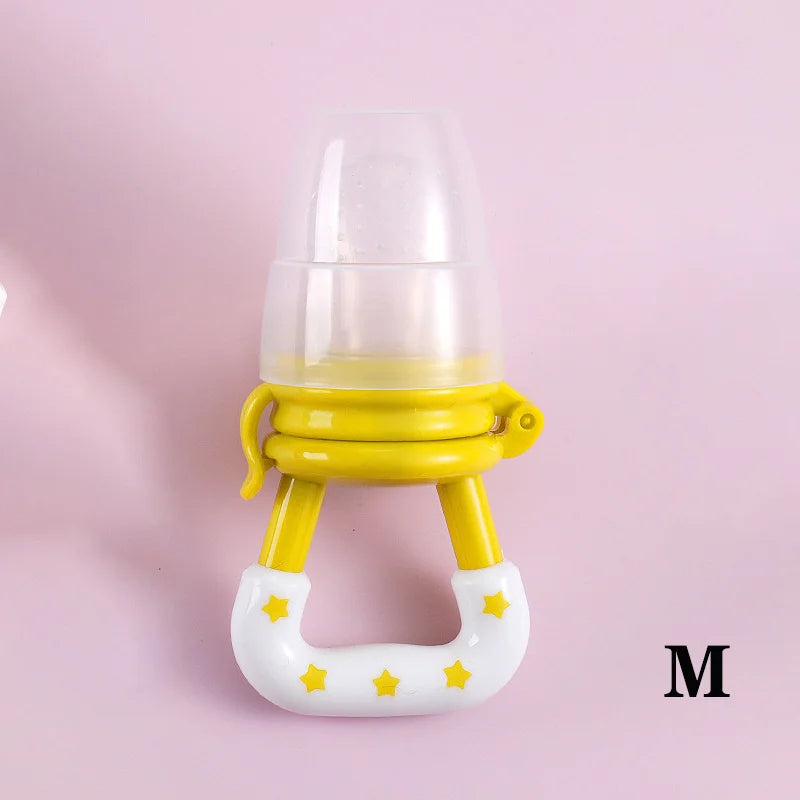 Baby Teether for Teeth Bebe Pacifier Fresh Food Feeder Babies accessories newborn Silicone Rice Cereal Fruit Bottle Squeeze