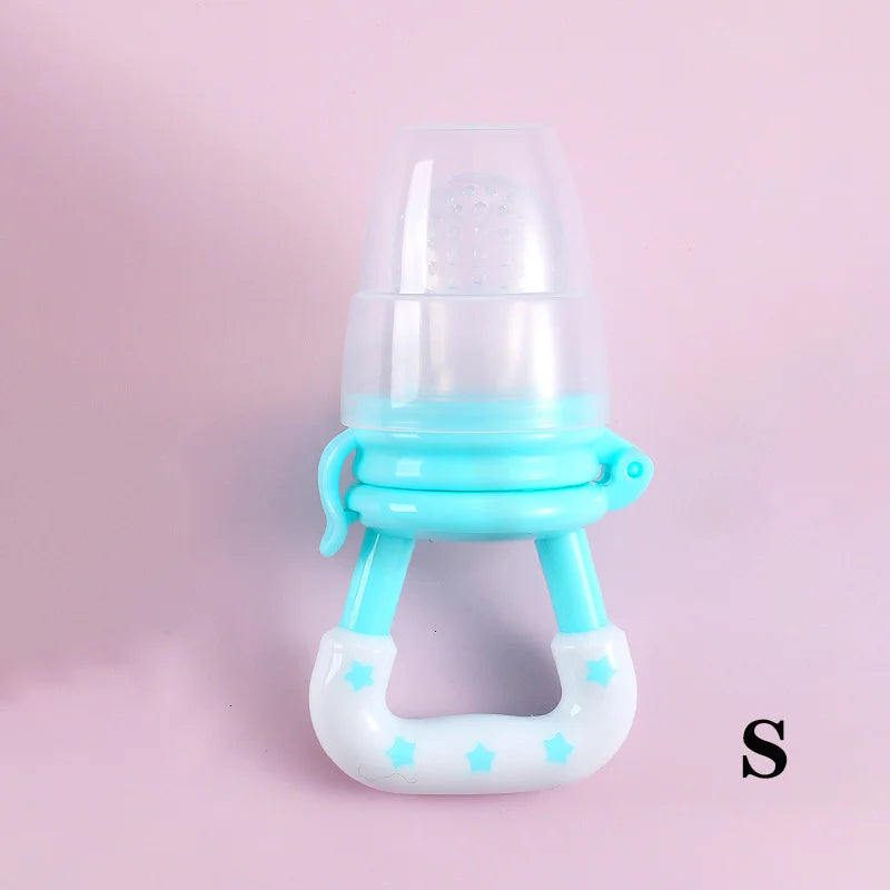 Baby Teether for Teeth Bebe Pacifier Fresh Food Feeder Babies accessories newborn Silicone Rice Cereal Fruit Bottle Squeeze