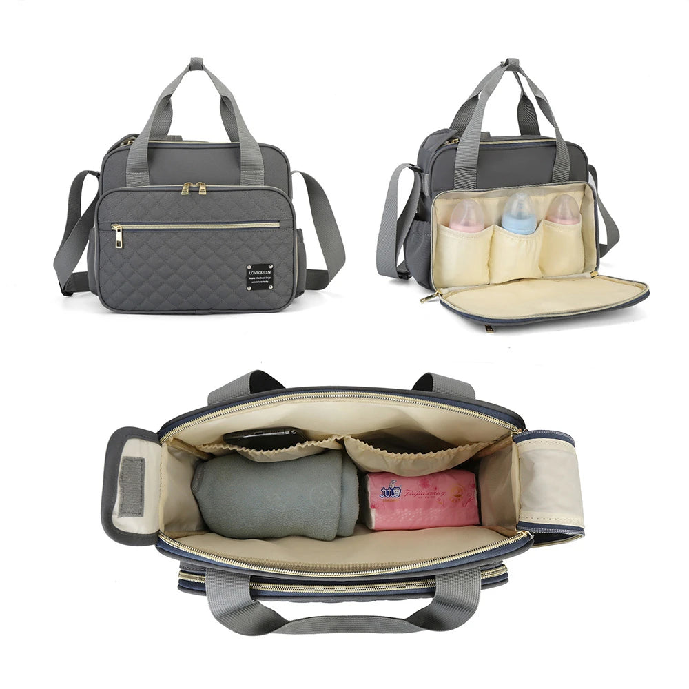 New Style Waterproof Diaper Bag Large Capacity Messenger Travel Bag Multifunctional Maternity Mother Baby Stroller nappy Bags