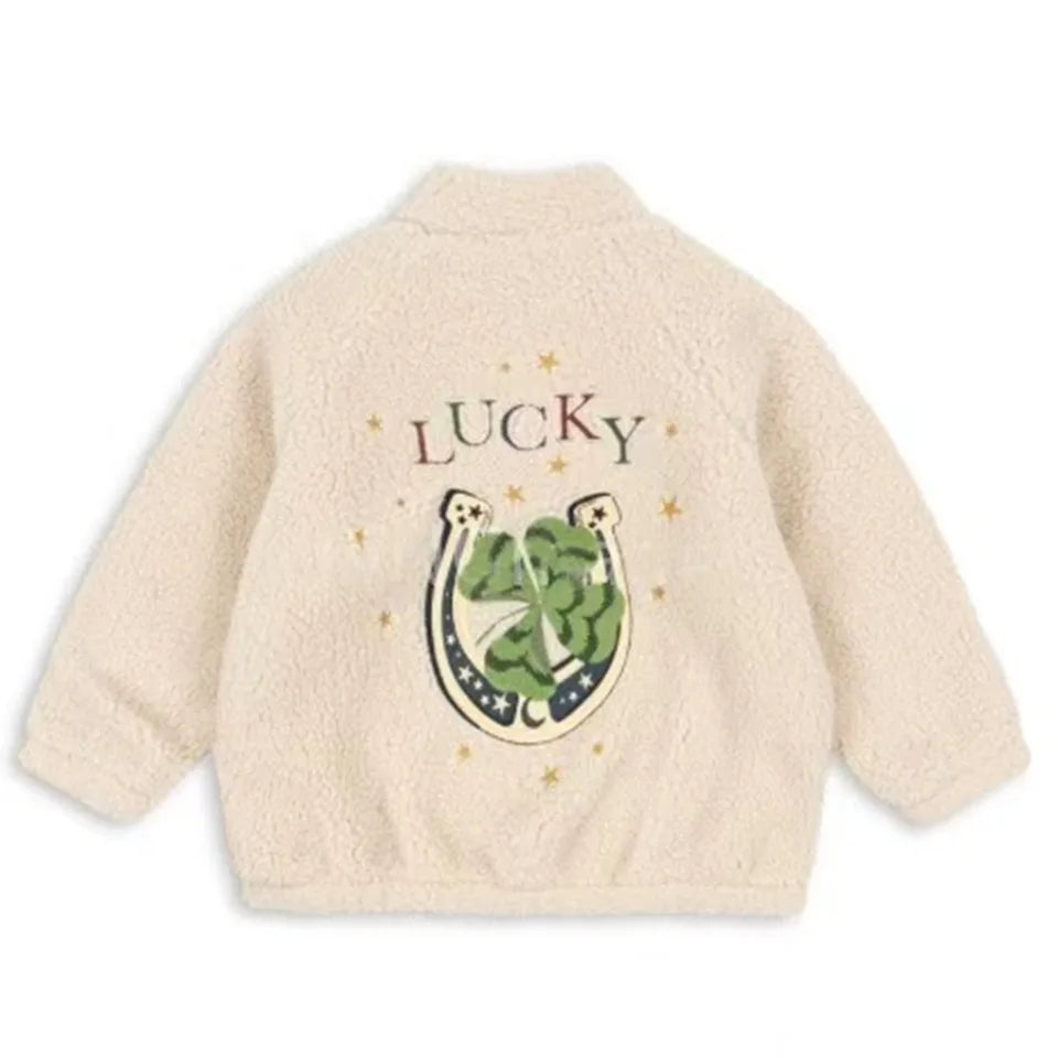 2025 Winter Casual Boys Coat  Sherpa Jacket  Boys Girls Fashion Fleece Warm Outfit for Boys Girls Winter Kids Clothing