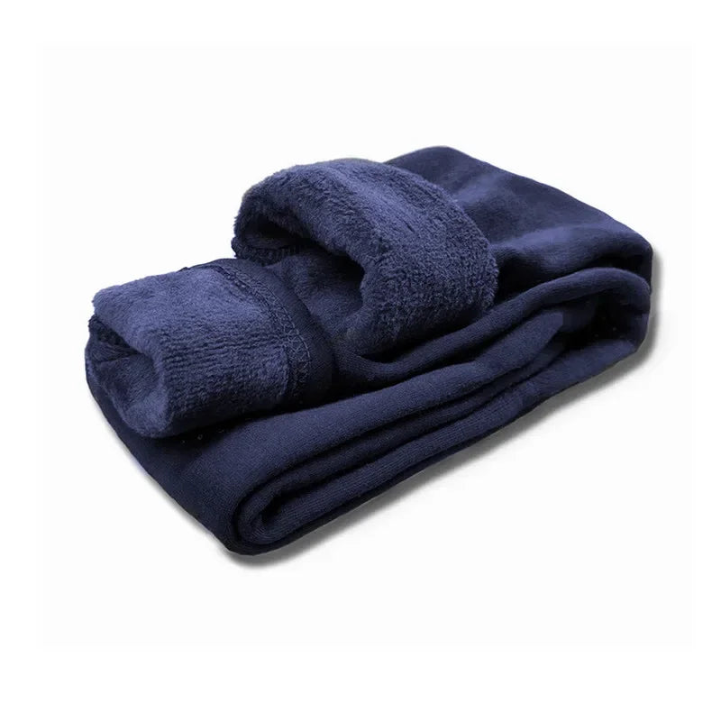 Sweet Leggings Girls Dot Velvet Pants Autumn Winter Kids Cotton Stretch Warm Trousers Baby Girls Elastic Waist Slim Pants