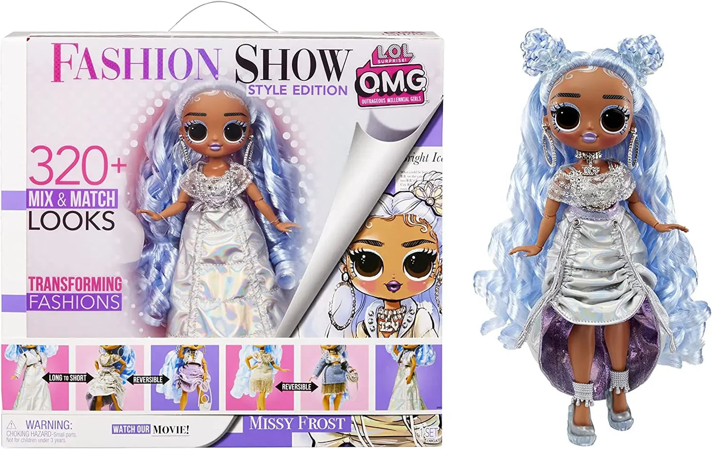 LOL Surprise Dolls OMG Trend Fashionable Dolls Big Sister Fashion Show Department Dress Up Hair Cute Birthdays Gifts for Girls