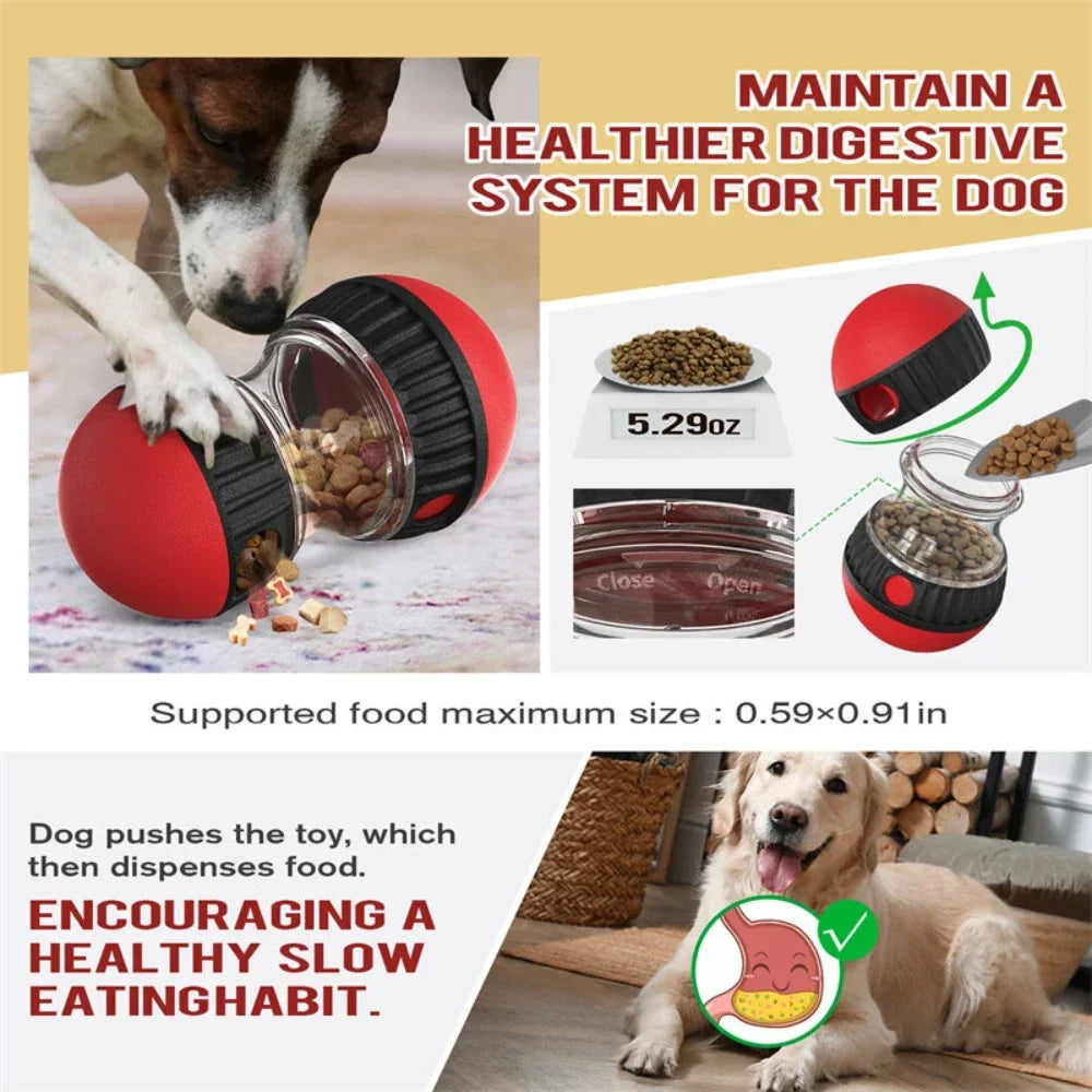Dog Educational Toys, Rolling Treats, and Adjustable Slow-food Balls Add Energy To Your Training Dog's Energy and Keep Them Busy