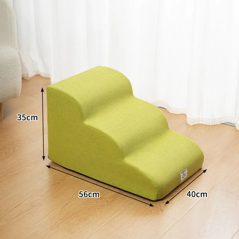 Pet High Density Foam Dog Secure Stairs Ramps Non-Slip Pet Steps for Older Dogs Pet with Joint Pain Sofa Bed Ladder Pet Supplies