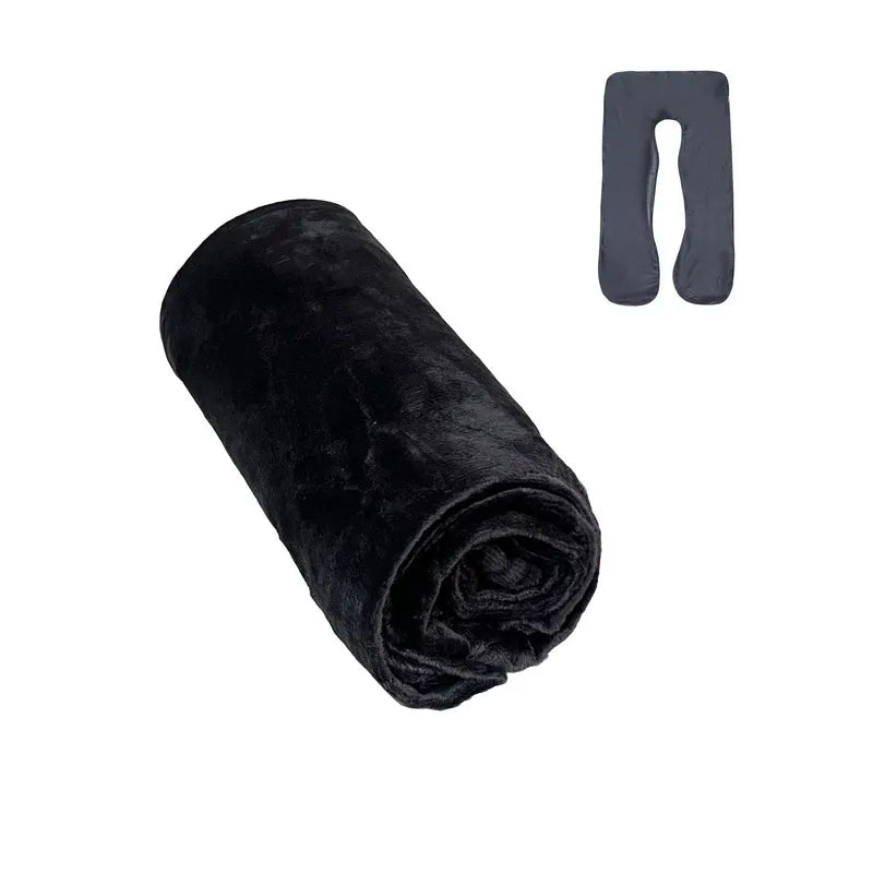 140x70cm 3000g 6.6lb Soft Pregnant Pillow U Type Lumbar Pillow Multi Function Side Protect Cushion for Pregnancy Women  velvet