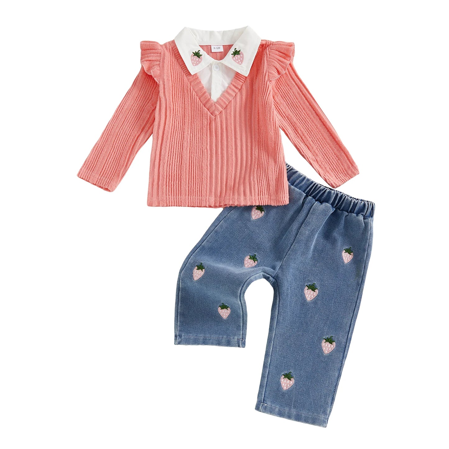 Toddler Girl 2-Piece Winter Outfits Warm Fleece Hoodie Jogger Pants Set Baby Girl Clothes for Fall Winter