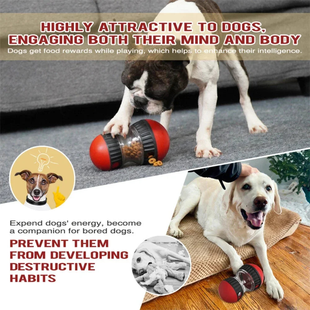 Dog Educational Toys, Rolling Treats, and Adjustable Slow-food Balls Add Energy To Your Training Dog's Energy and Keep Them Busy