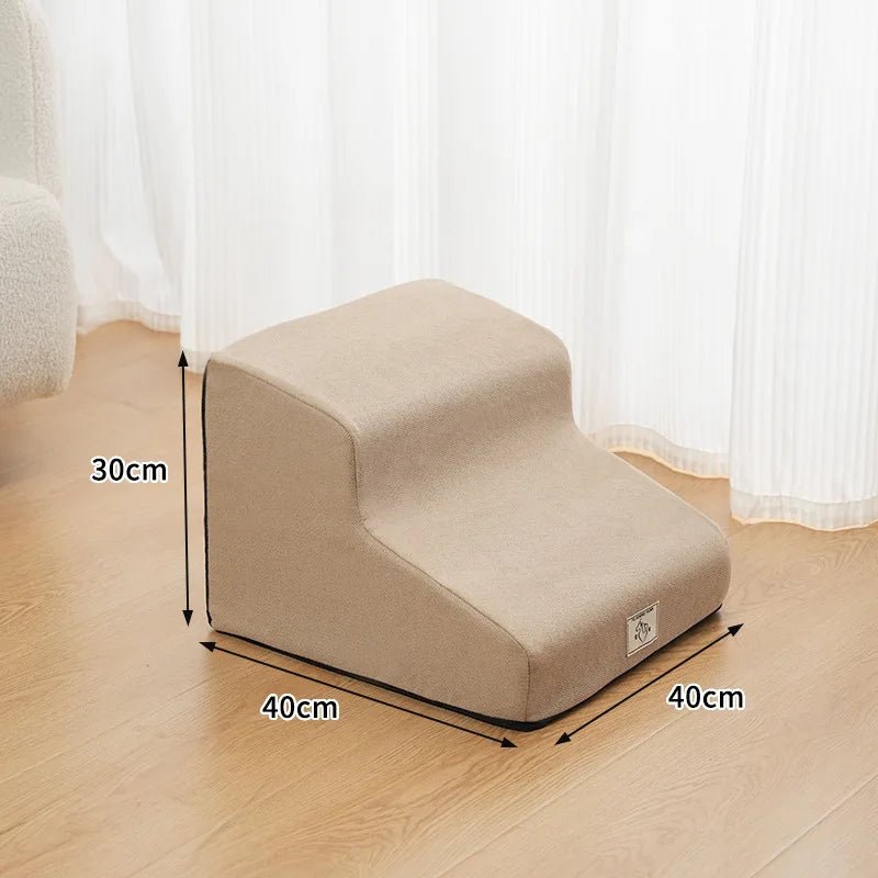 Pet High Density Foam Dog Secure Stairs Ramps Non-Slip Pet Steps for Older Dogs Pet with Joint Pain Sofa Bed Ladder Pet Supplies