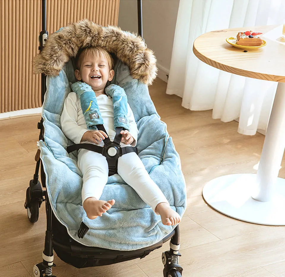 0-36 Months Baby Stroller Footmuff Removable Winter Warm Thicker Envelope For Discharge Universal Pram Baby Stroller Accessories