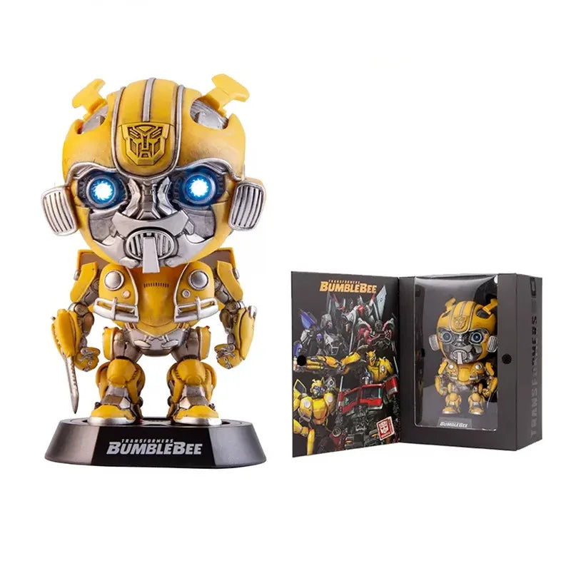 LED Transformation ONE Alloy Action Figure Mirage Optimus Prime Bumblebee Characters Deformation Autobots G1Anime Kids Toy Gifts