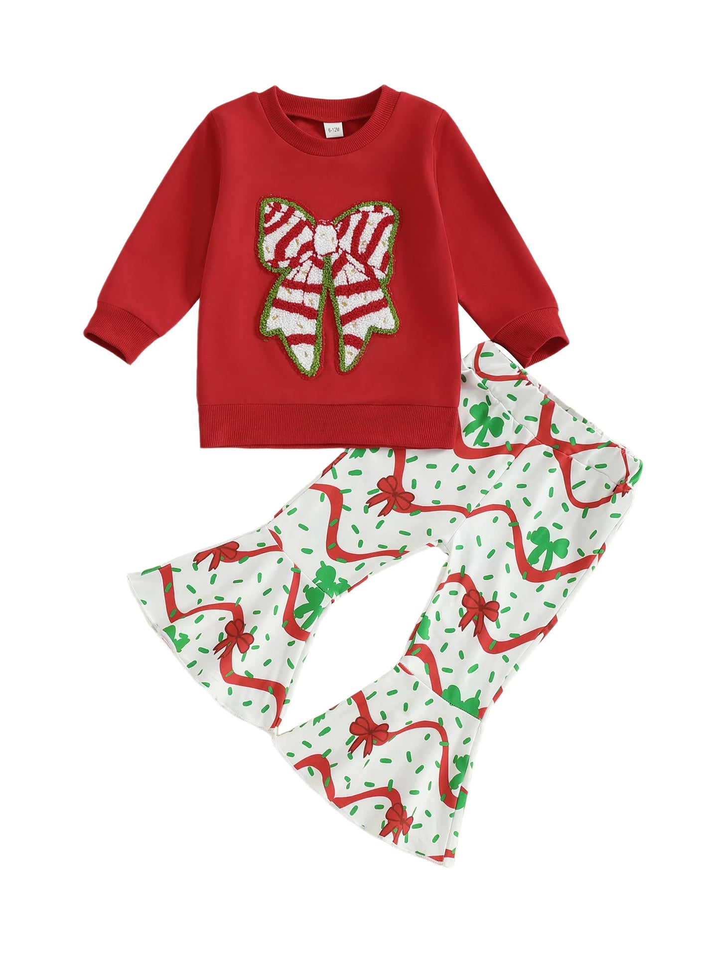 Cute Baby Girl Autumn Clothes Floral Print Ruffle Sleeve Top High Waist Leggings 2 Piece Outfit Set