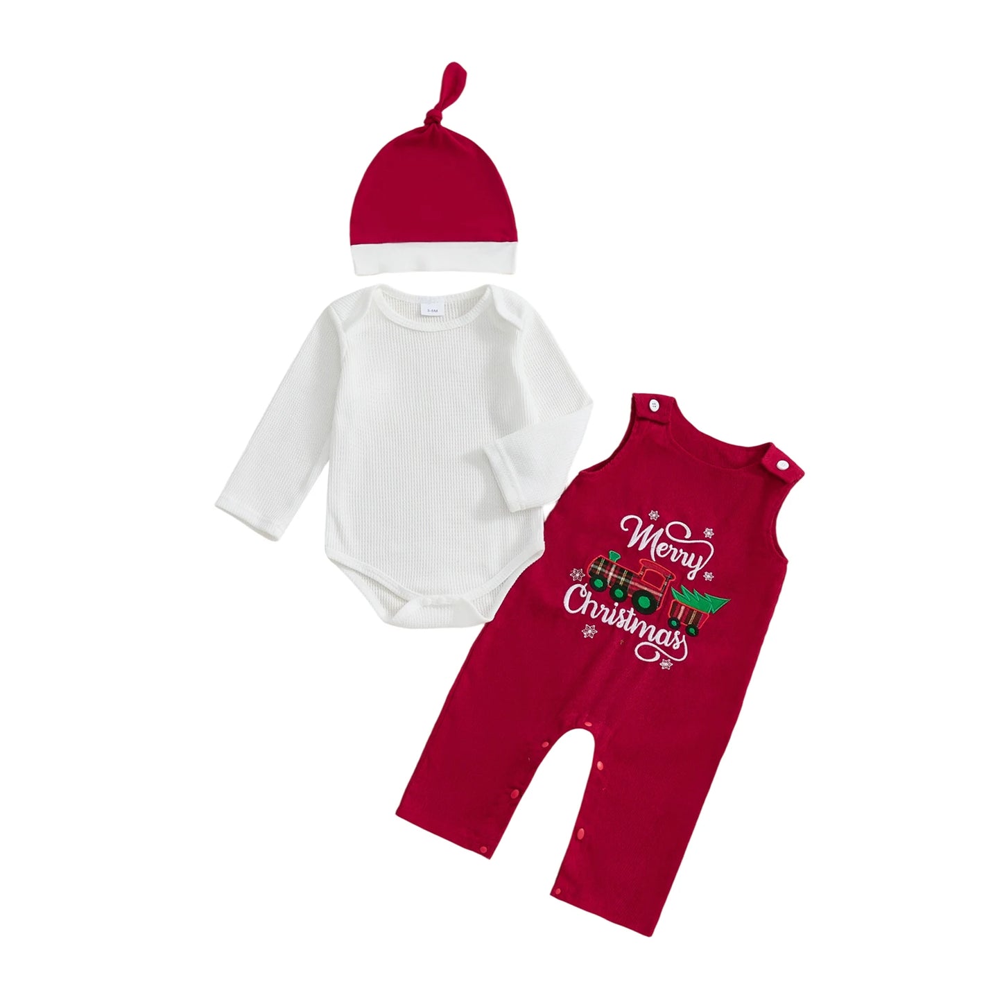 Toddler Boy Winter Outfit Plaid Shirt Suspender Pants Bowtie Set Gentleman Clothes 3 Piece Suit for Christmas Party