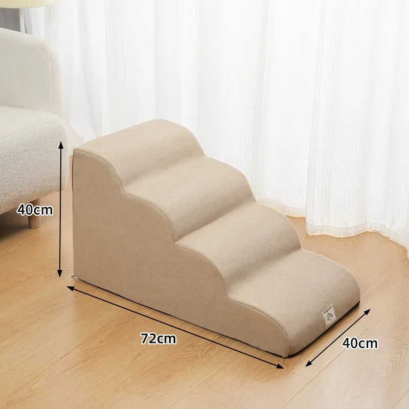 Pet High Density Foam Dog Secure Stairs Ramps Non-Slip Pet Steps for Older Dogs Pet with Joint Pain Sofa Bed Ladder Pet Supplies