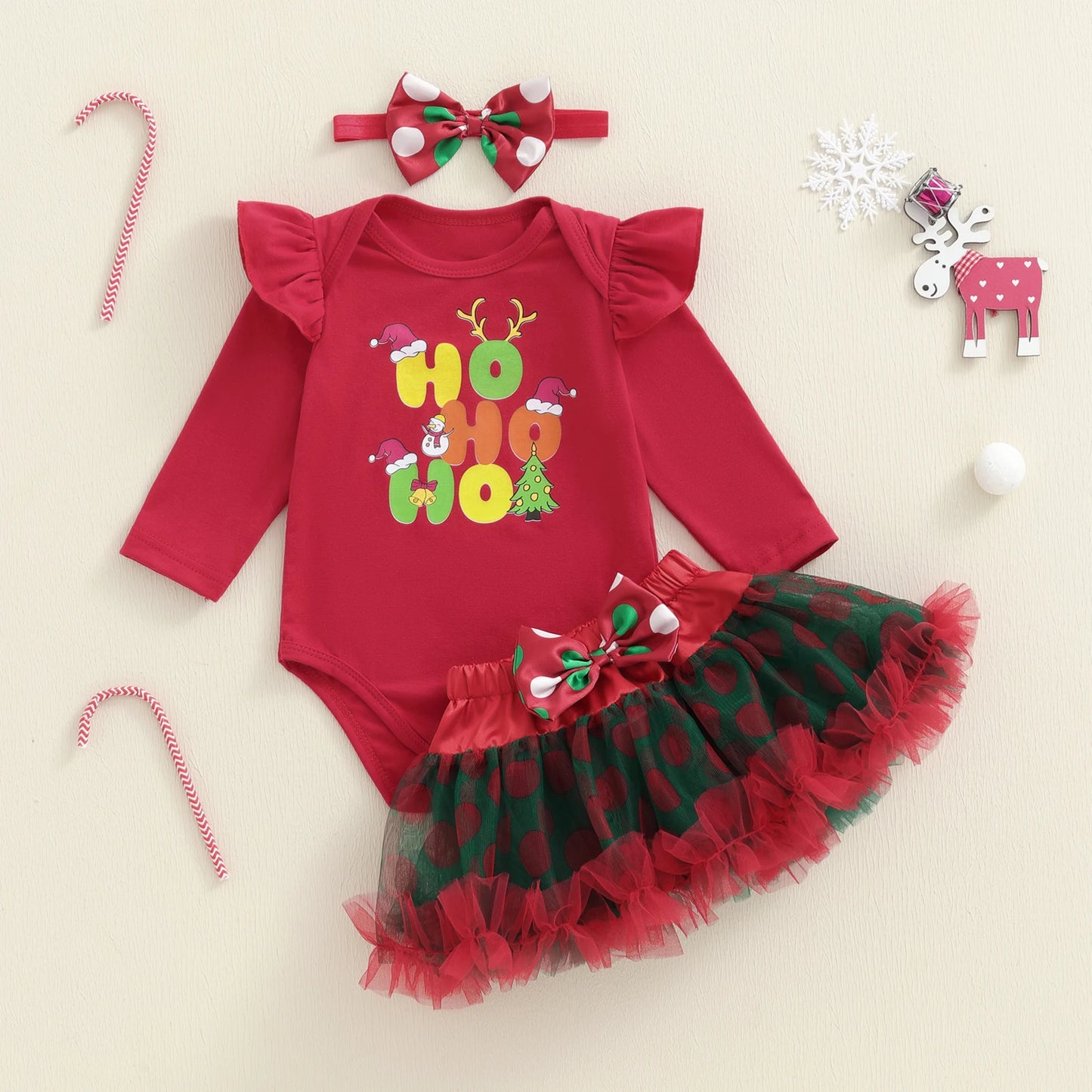 Toddler Girls 3PCS Outfit Set Floral Print Long Sleeve Top Ruffle Skirt Headband Fall Clothes Set for Baby Girls