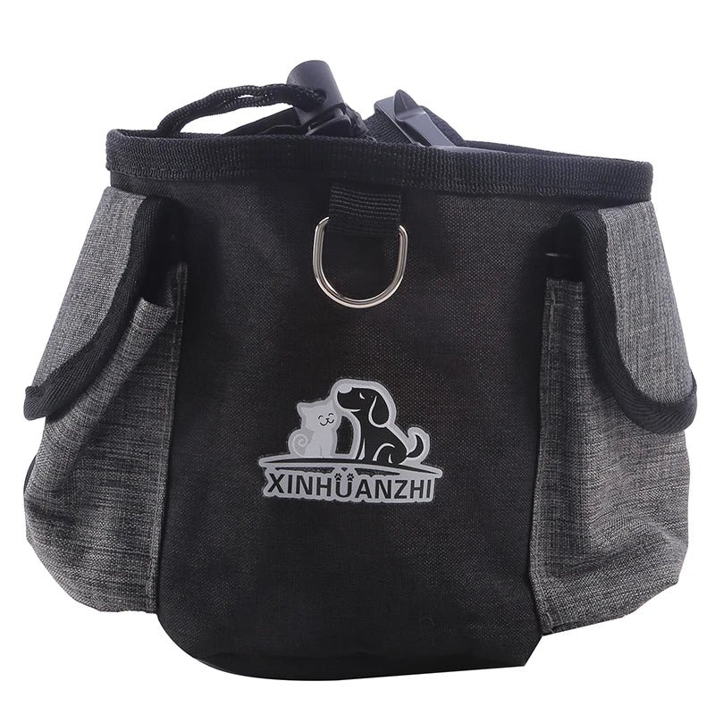 Portable Dog Treat Bag Outdoor Dog Treat Pouch for Training Feeding Bag Large Capacity Pet Trainer Waist Bag Dog Supplies
