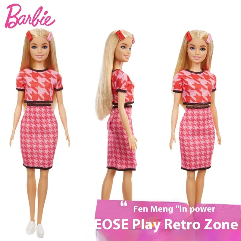 Barbie Fashion Expert Doll Princess Toy Set Birthday Gift For Girls Collectible Figures Fashion Dolls Kids Playhouse Accessories