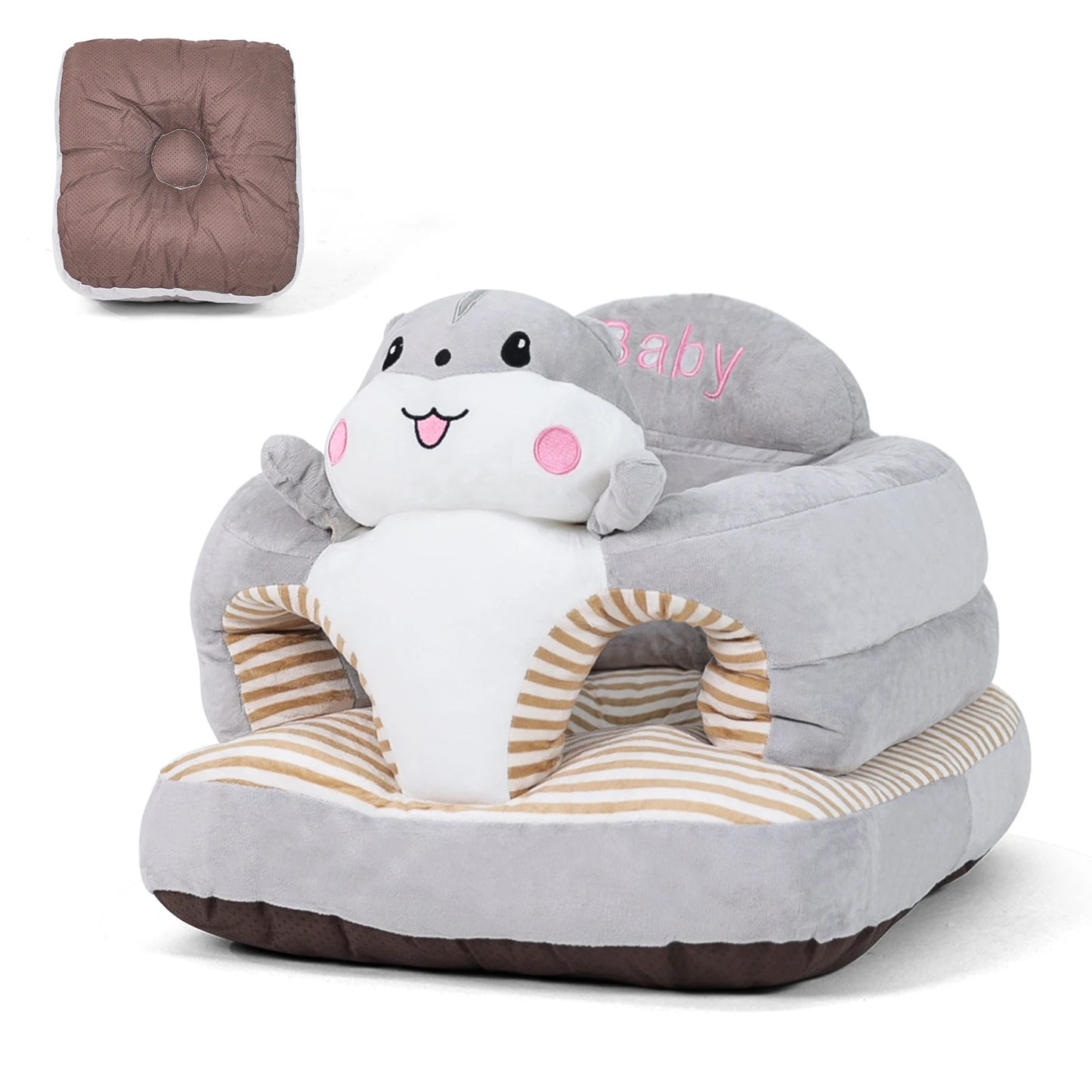 Children's sofa, with a granular base that is not easily slippery, lightweight, and easy to carry, allowing children to learn ho