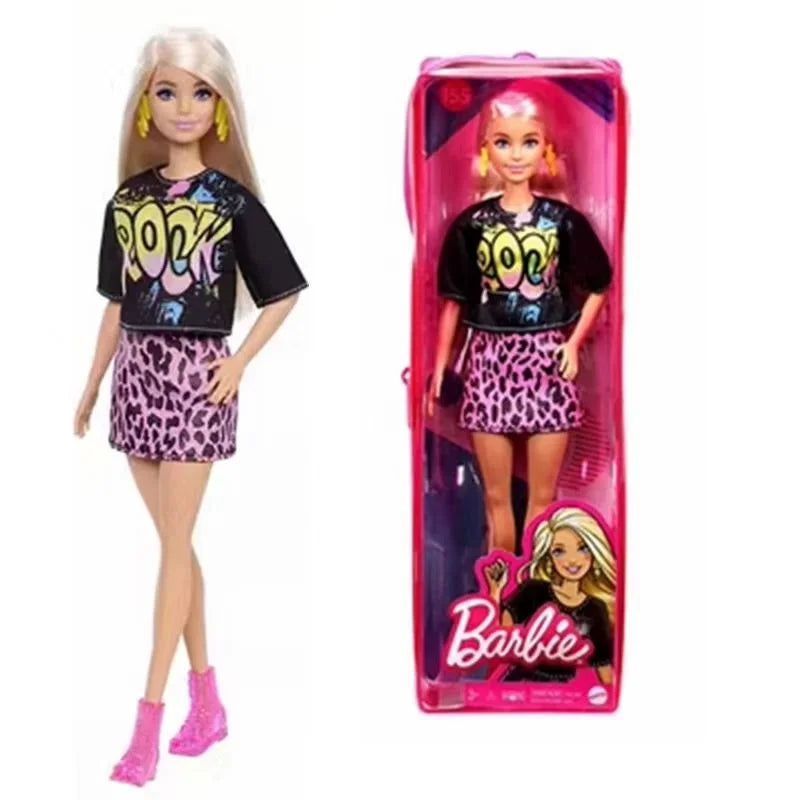 Barbie Fashion Expert Doll Princess Toy Set Birthday Gift For Girls Collectible Figures Fashion Dolls Kids Playhouse Accessories
