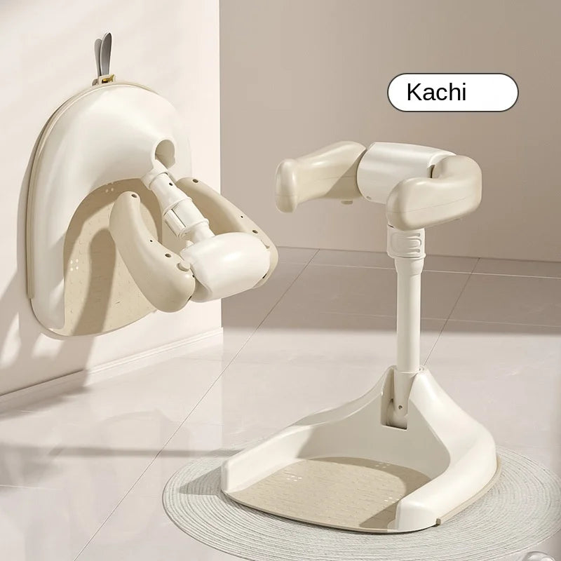 Lazychild Adjustable Folding Baby Shower Rack Anti Slip Household Children's Shower Rack Bathtub Bathroom Supplies Drop-shipping