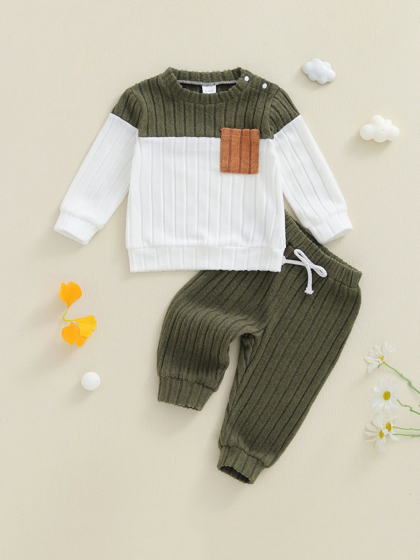Adorable Infant Girls Outfit Set Stylish Fleece Hoodie with Matching Leggings 2 Piece Fall Winter Clothes Collection