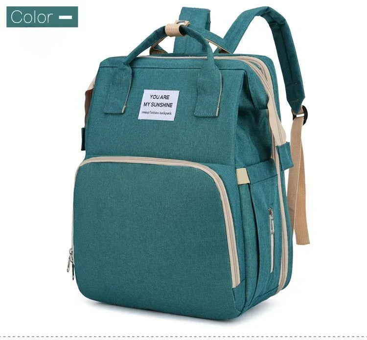 Multifunctional Mommy Bag Large Capacity Foldable Stroller Diaper Organizer Travel Shoulder Bags for Mother and Baby