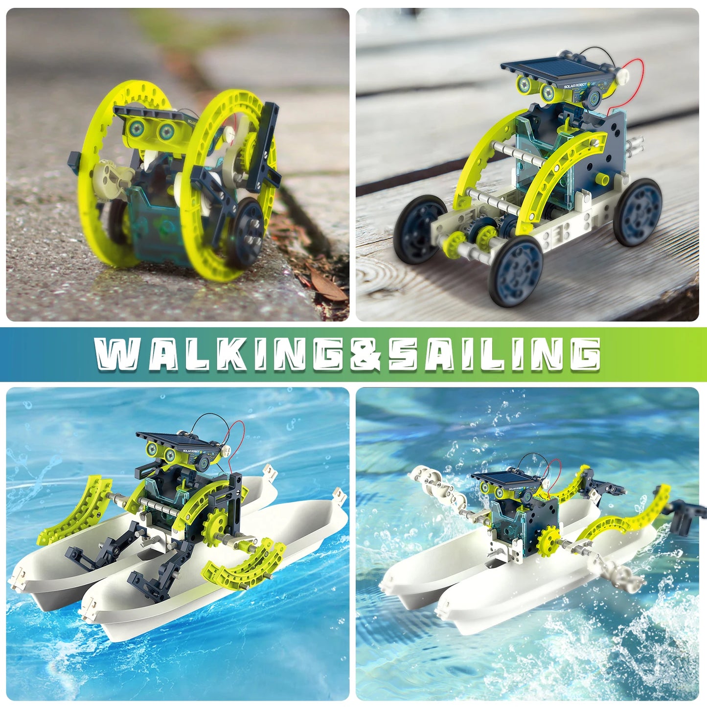 12-in-1 STEM Solar Robot Kit Toys for Kids,DIY Educational Toy Science Kits,Building Experiments Birthday Gifts for Boys Girls