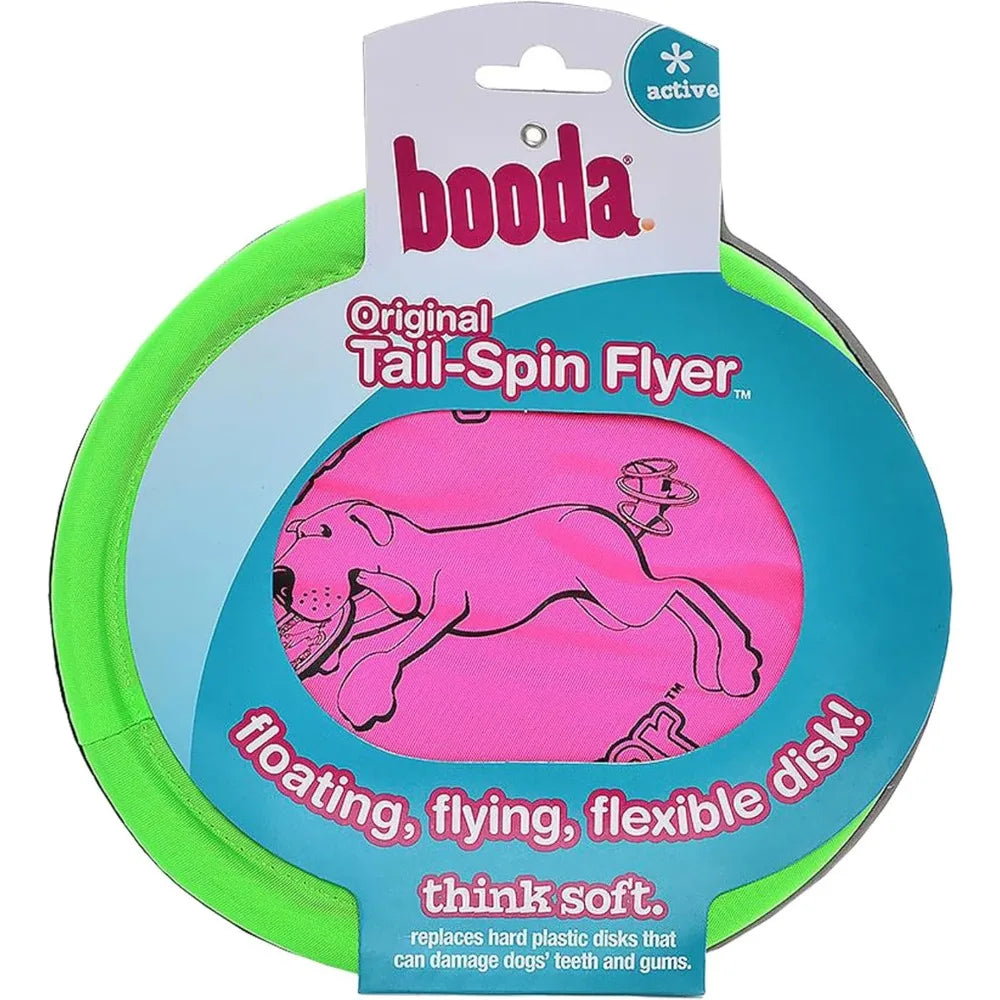 Booda 3 Pack of Tail-Spin Flyer Dog Toys, 10-Inch