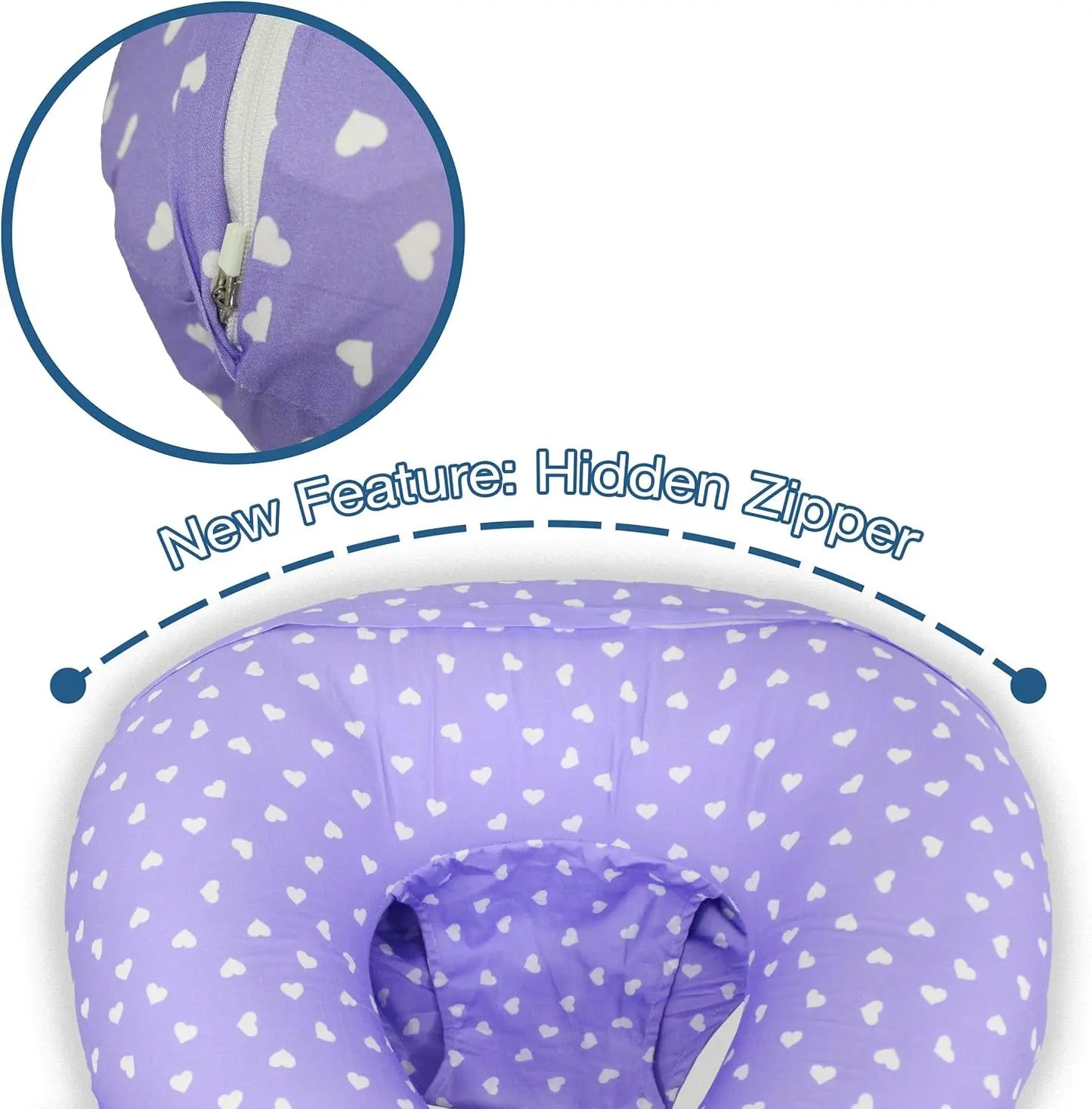 Nursing Pillow with Washable Cover – Comfort for Baby, Ease for Mom - A Must-Have Newborn Gift