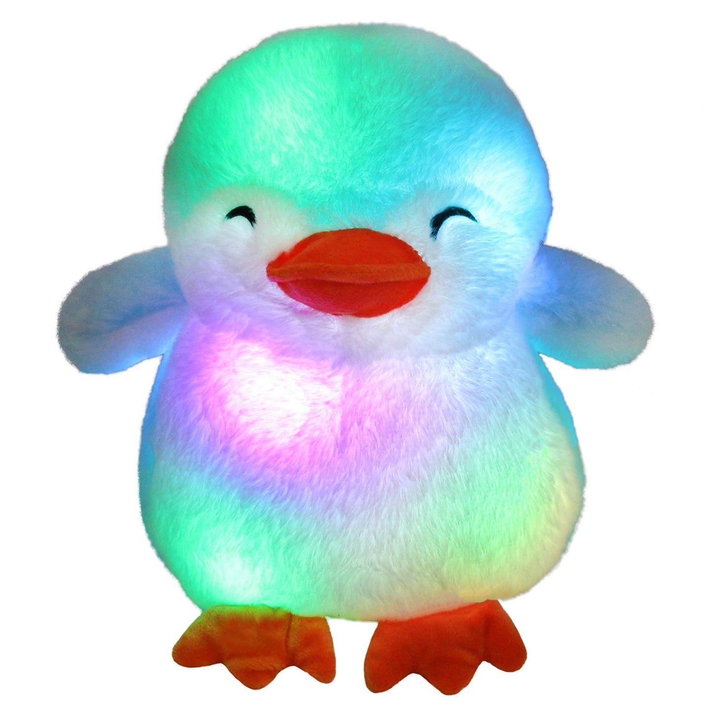Glowing Penguin Plush Toy,Cute Soft Glowing Stuffed Animal, Children'S Doll Playing Companion,Birthday Party Gift For Kids