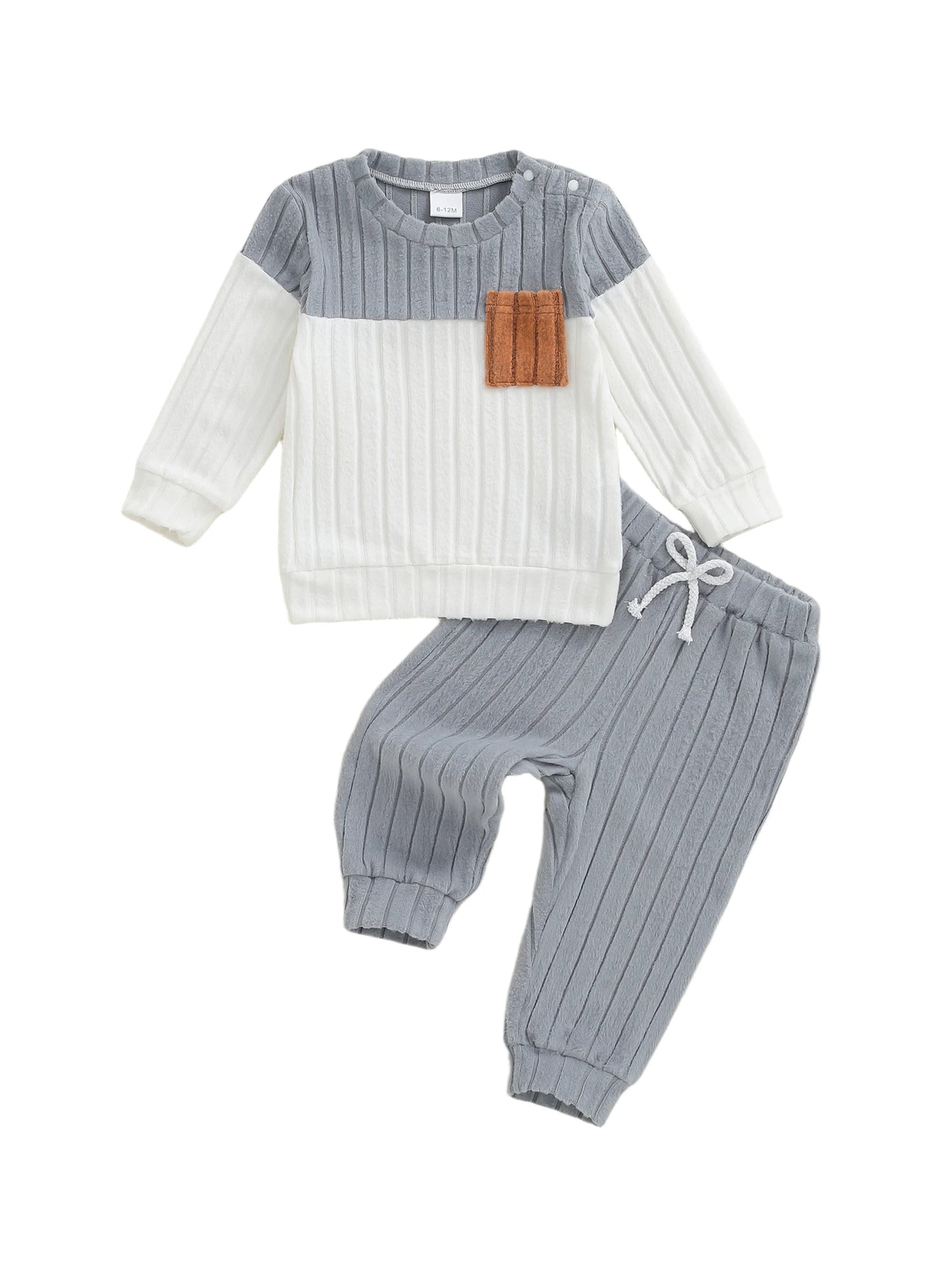 Adorable Infant Girls Outfit Set Stylish Fleece Hoodie with Matching Leggings 2 Piece Fall Winter Clothes Collection