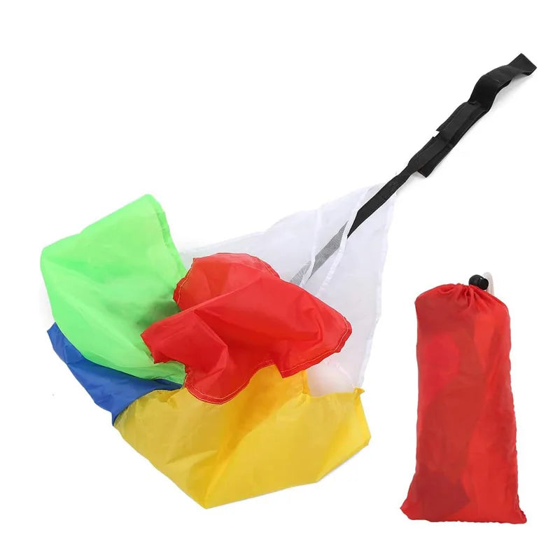 Multicolor Resistance Parachute For Speed Training Kids Running Drag Chute Soccer Football Games Children Toys Outdoor Sports