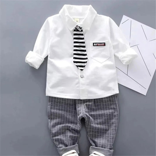 Children Formal Dress Suit Set Flower Boys Wedding Party Performance Costume Kids Vest Pants Shirt Tie Clothes