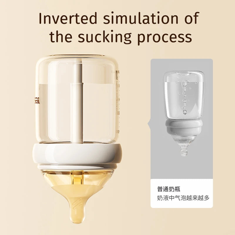 Newborn Baby Items Feeding Bottle 0-6 Months Anti Bloating Anti Spitting Choking Bebe Glass Baby Bottles 160ml Silicone Nipple