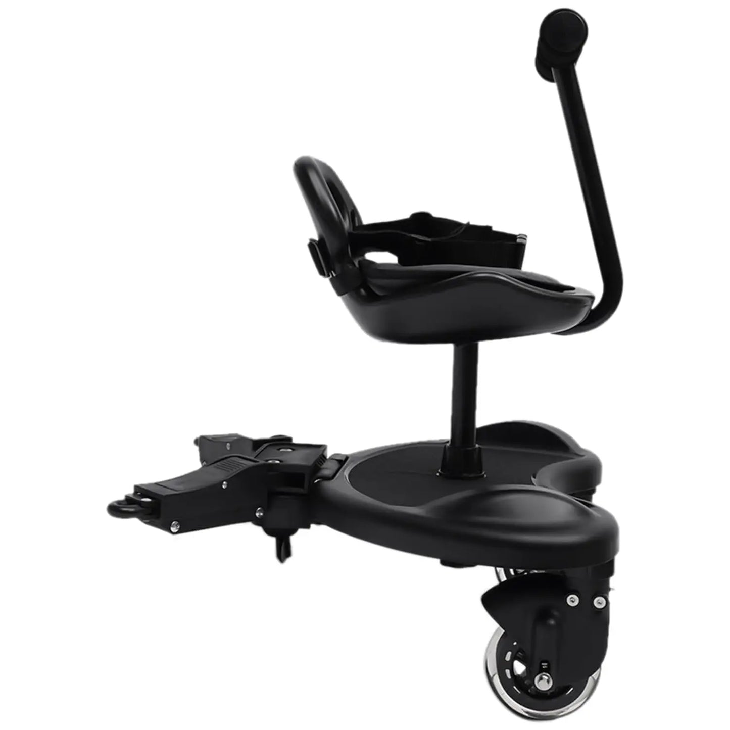 Universal Stroller Board, Non-Slip Stroller Standing Boar, Kid Board Buggy Wheeled Board w/Seat, Max Load 25kg